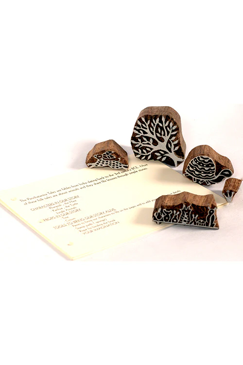 Potli DIY Panchatantra Block Print Kit - Tortoise & the Hare - Image 5