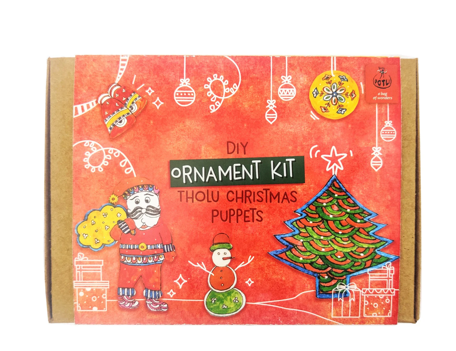 POTLI DIY Ornament kit - Handmade Tholu Christmas Puppets - For 8 yrs - 80 yrs - Image 8