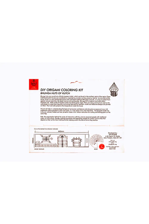 Potli Educational Colouring Kit For our Young Architects DIY kit (Bonga Huts of Gujrat) - Image 5