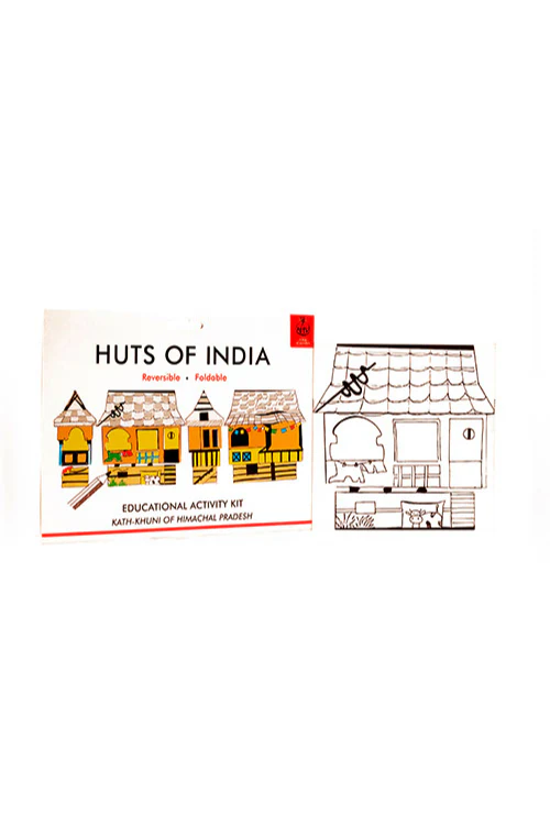 Potli Educational Colouring Kit For our Young Architects DIY kit (Kath Kuhni Houses of Himachal Pradesh ) - Image 3