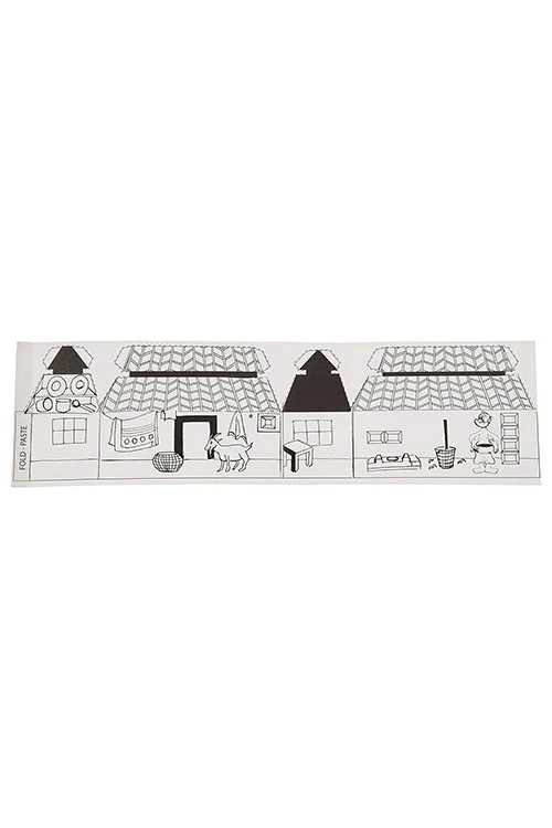 Potli Educational Colouring Kit For our Young Architects DIY kit (Mud Huts of Jharkhand) - Image 6