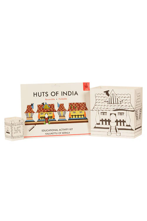Potli Educational Colouring Kit For our Young Architects DIY kit (Nalluketu of Kerala - Image 3