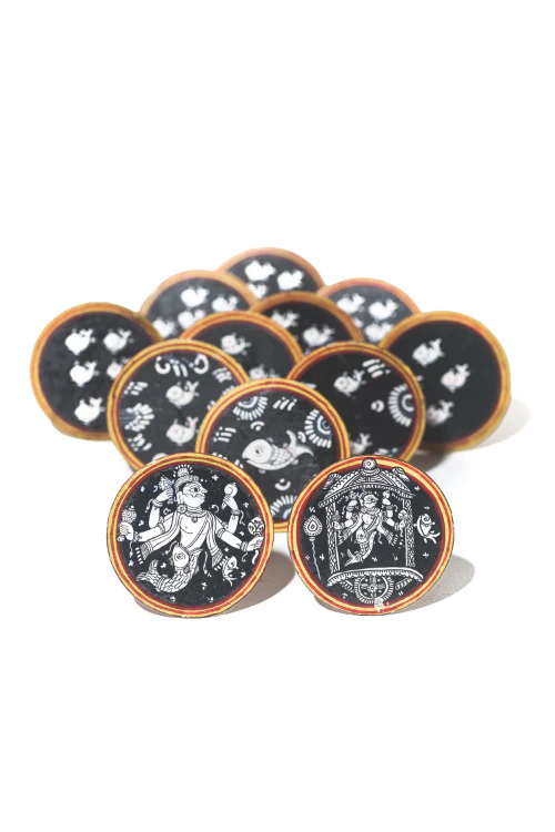 POTLI Handmade Ganjifa Playing Cards ( Dashavatar set of 120 cards) - Image 10