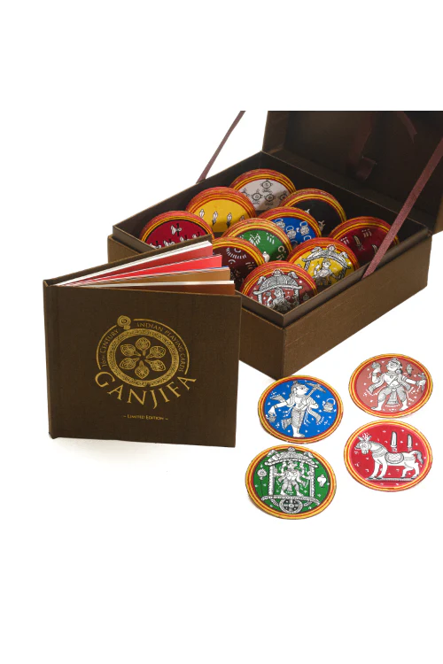 POTLI Handmade Ganjifa Playing Cards ( Dashavatar set of 120 cards) - Image 14