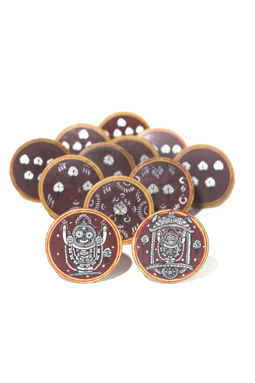 POTLI Handmade Ganjifa Playing Cards ( Dashavatar set of 120 cards) - Image 3