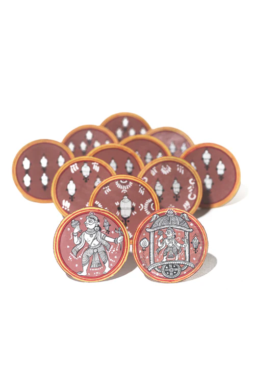POTLI Handmade Ganjifa Playing Cards ( Dashavatar set of 120 cards) - Image 4
