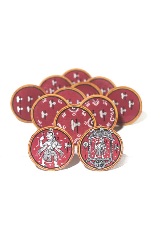 POTLI Handmade Ganjifa Playing Cards ( Dashavatar set of 120 cards) - Image 6