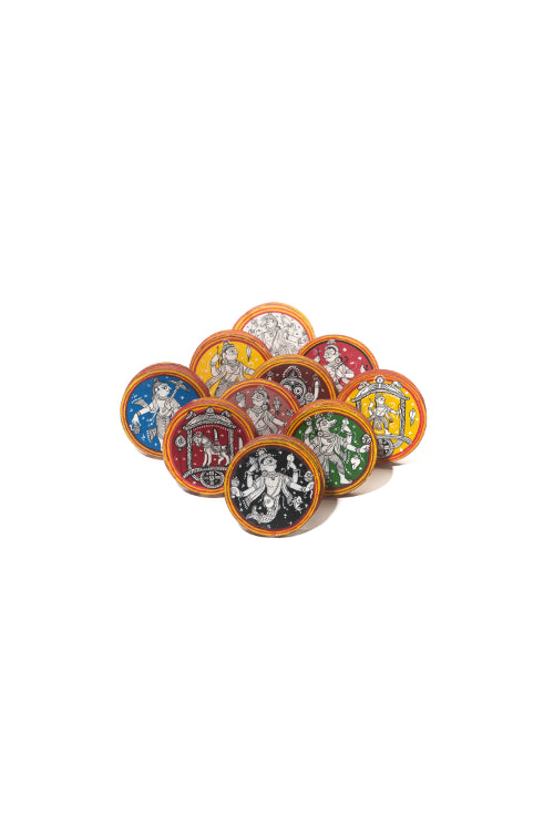 POTLI Handmade Ganjifa Playing Cards ( Dashavatar set of 120 cards) - Image 7