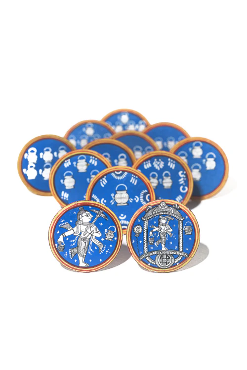 POTLI Handmade Ganjifa Playing Cards ( Dashavatar set of 120 cards) - Image 9