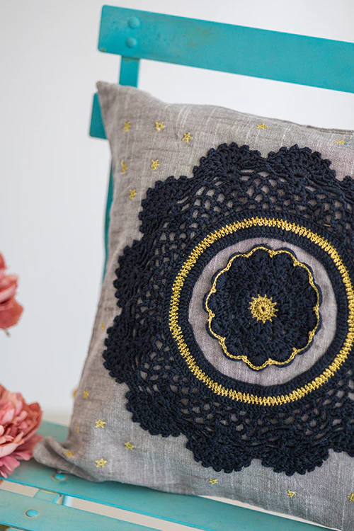 Samoolam Prakriti Cushion Cover ~ Night Sky - Image 3