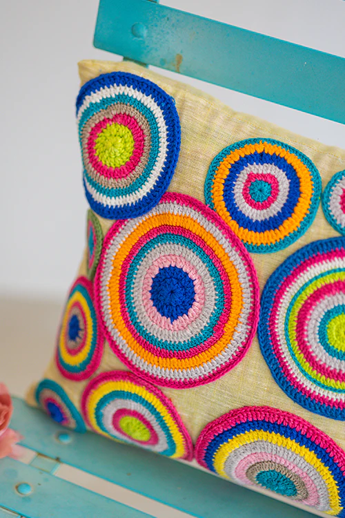 Samoolam Prakriti Cushion Cover ~ Universal Mandalas - Image 3