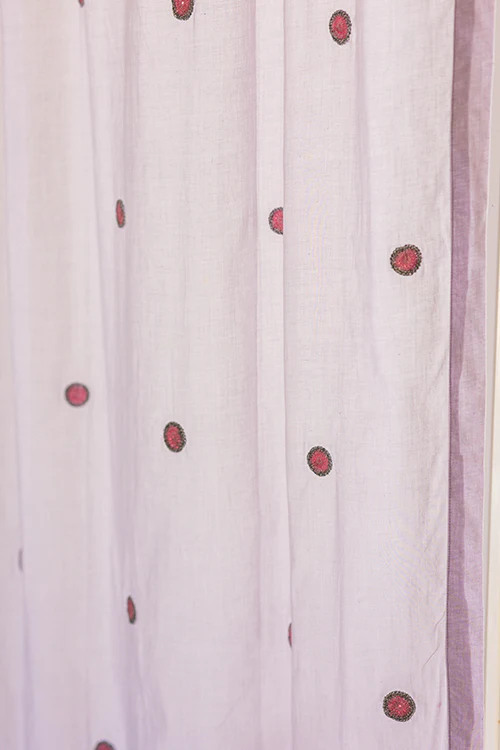 Samoolam Prakriti Door Curtain ~ Mandala ~ Mauve