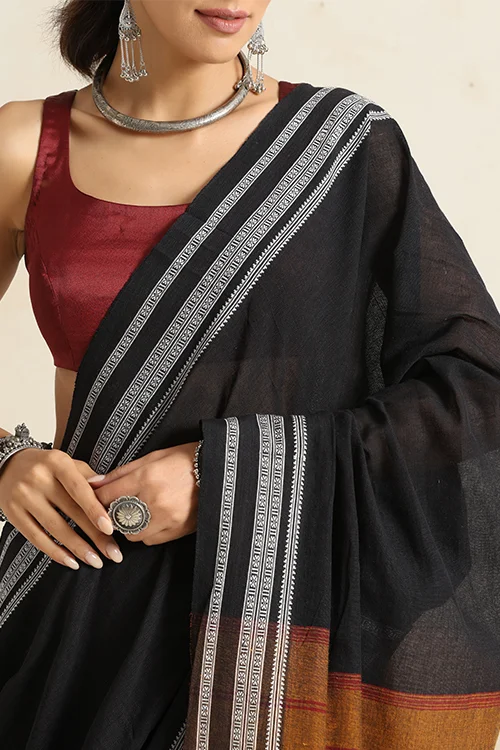 Punarjeevana Black Border Reversible Hubli - Image 2