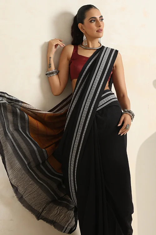 Punarjeevana Black Border Reversible Hubli - Image 4