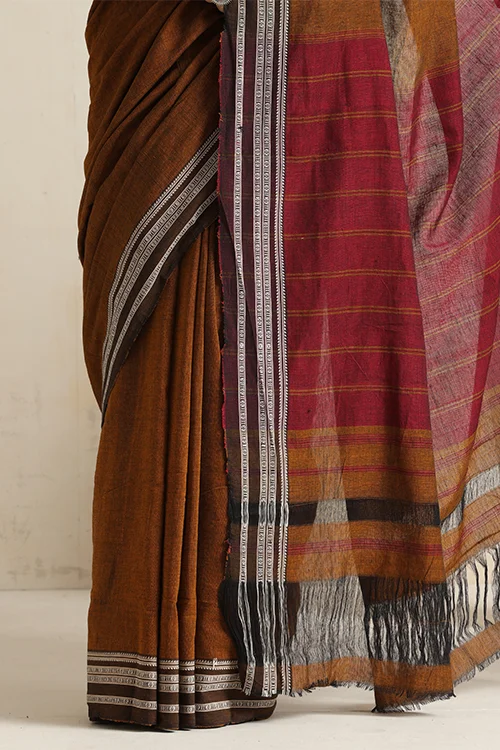Punarjeevana Black Mustard Border Reversible Hubli - Image 3