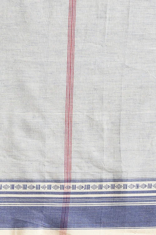 Punarjeevana Indigo Body White Indigo Border Reversible Anne Hejje - Image 7