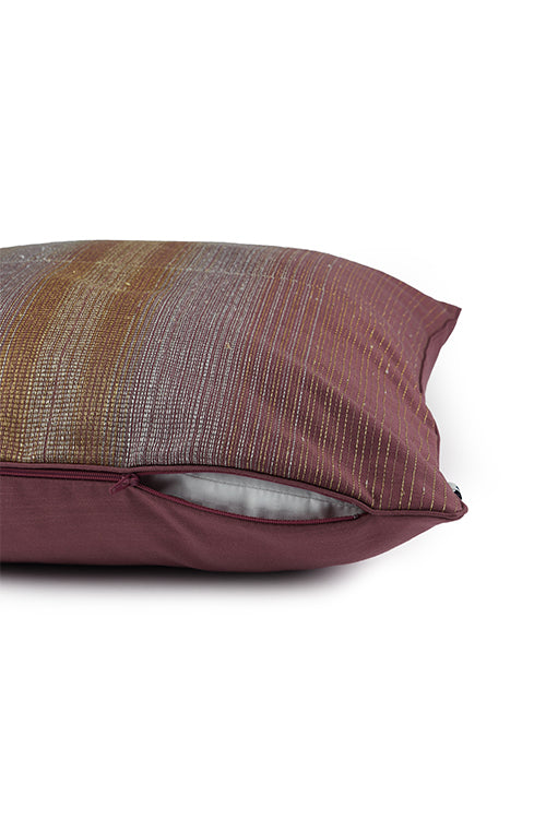 Onset Homes Ratna Embroidered Cushion-Imperial Purple - Image 2
