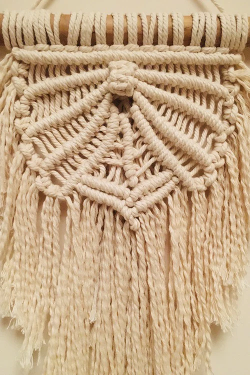 "House of Macrame" Rays of Hope Wall Hanging - Small - Image 3