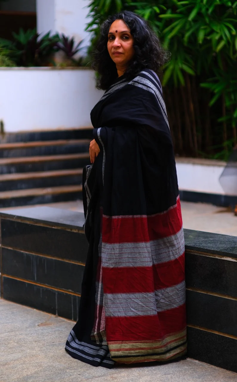 Punarjeevana Black Border Reversible Hubli - Image 3