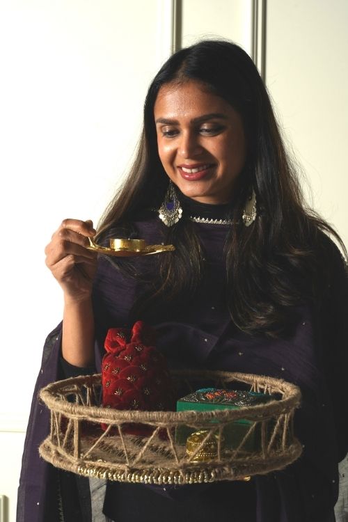 Sirohi Roka Upcycled Plastic Tray - Image 2
