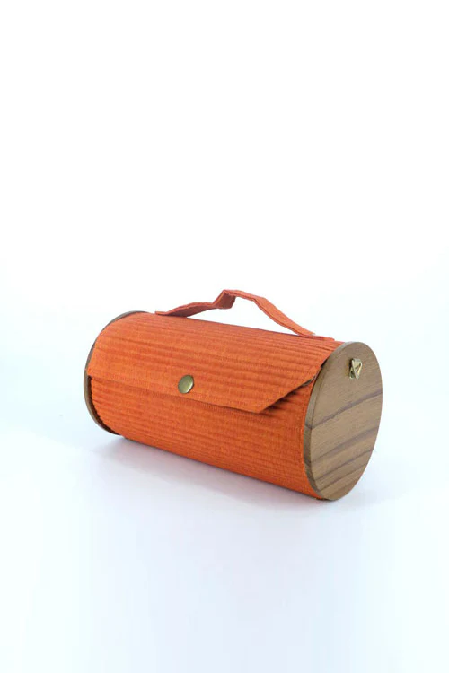 Lukka Chuppi Saffron Sun Round Clutch - Image 3
