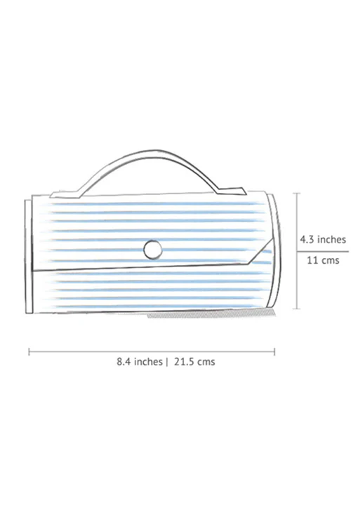 Lukka Chuppi Sage & Fog Round Clutch - Changeable Sleeve - Image 7