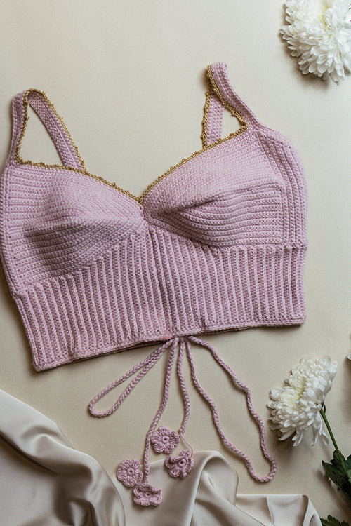 Samoolam Aakarsha Dusky Pink Bralette - Image 6