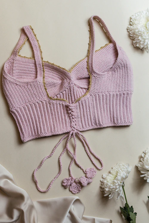 Samoolam Aakarsha Dusky Pink Bralette - Image 7
