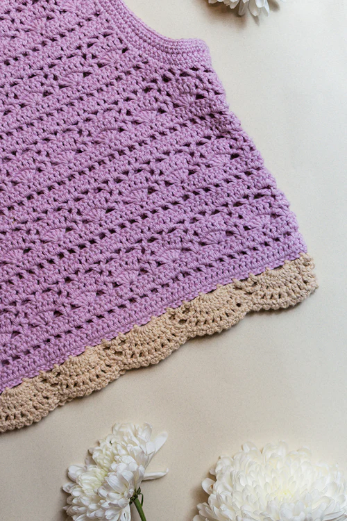 Samoolam Aakarsha Lavender Boat- Neck Blouse - Image 7
