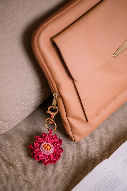Samoolam Boho Bag Charm Gullabi Daisy - Image 3