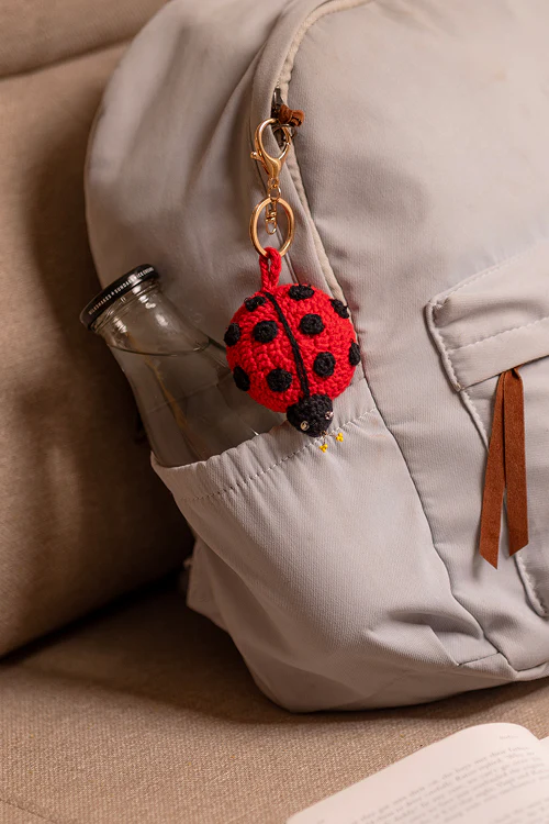 Samoolam Boho Bag Charm Laal Beetle - Image 2