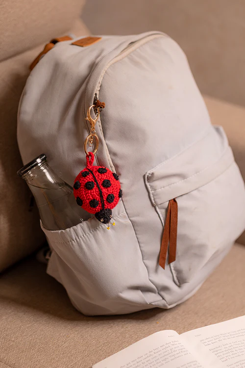 Samoolam Boho Bag Charm Laal Beetle - Image 4