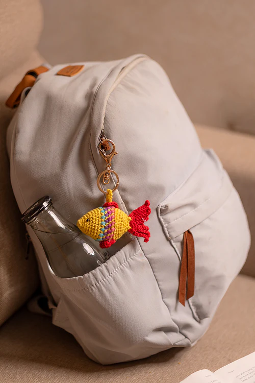 Samoolam Boho Bag Charm Mastani Machli - Image 5