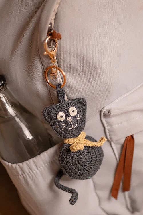 Samoolam Boho Bag Charm Natkhat Billi - Image 2