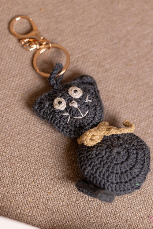 Samoolam Boho Bag Charm Natkhat Billi - Image 3