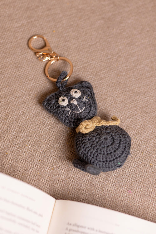 Samoolam Boho Bag Charm Natkhat Billi - Image 5