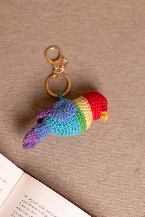 Samoolam Boho Bag Charm Rang Rangeeli Songbird - Image 2