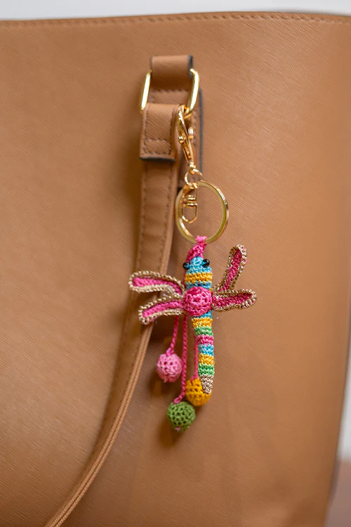 Samoolam Boho Bag Charm Satrangi Titli