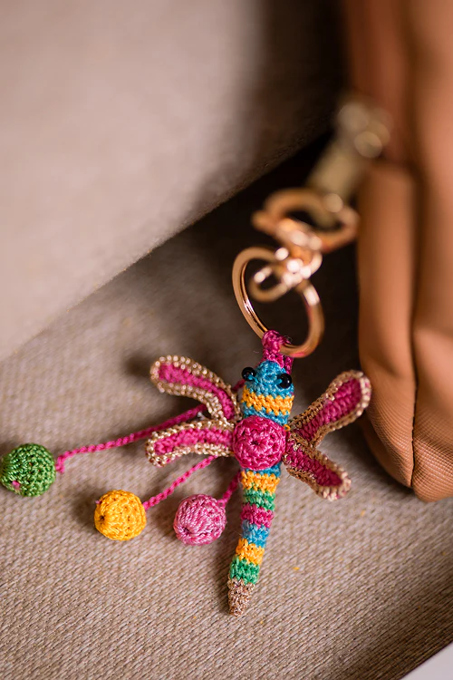 Samoolam Boho Bag Charm Satrangi Titli - Image 2