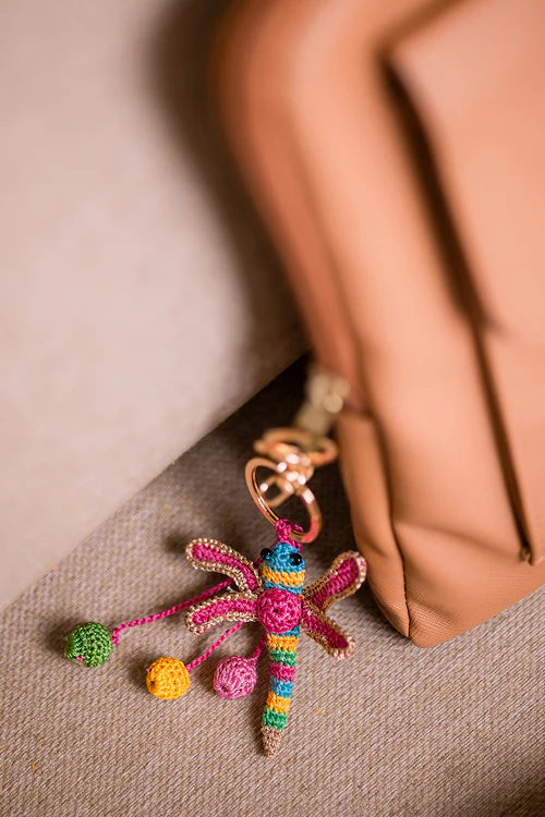 Samoolam Boho Bag Charm Satrangi Titli - Image 3