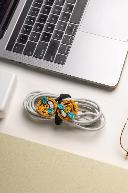 Samoolam Cable Organiser (Set Of 3) Emojis - Image 3