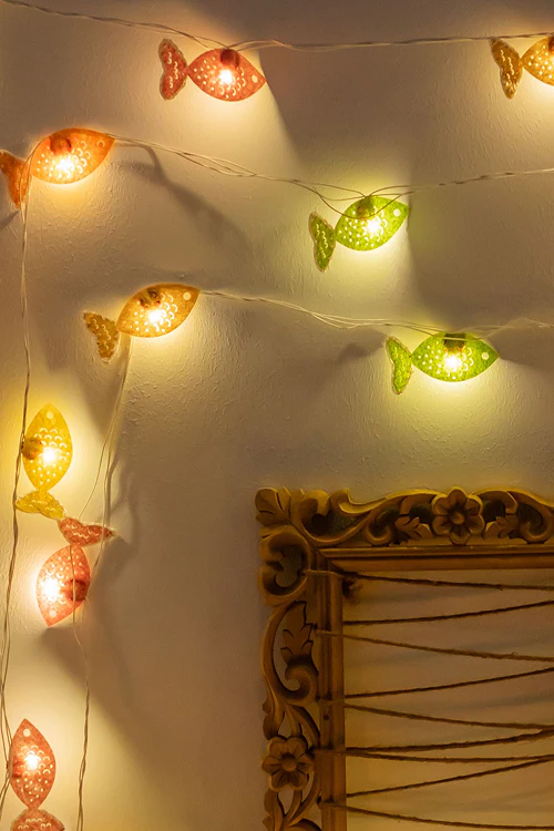 Samoolam Colorful Fishes - Crocheted String Lights - Image 3