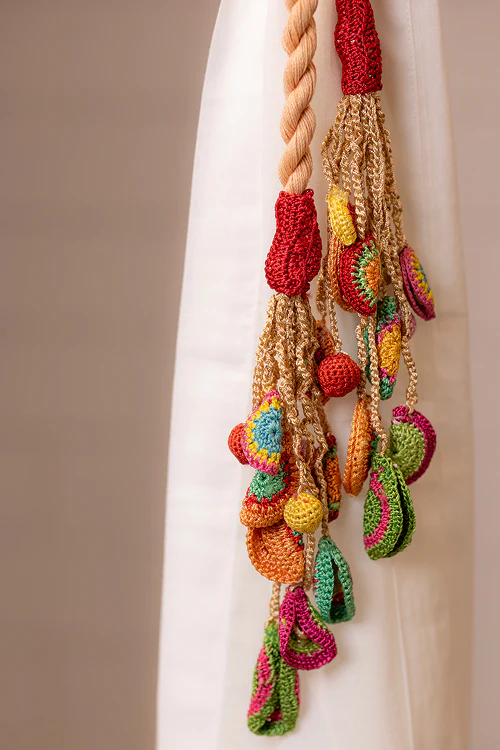 Samoolam Curtain Tie Backs (Set of 2) - Kono Lilies Bunch - Image 2