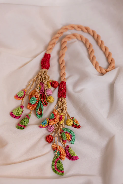 Samoolam Curtain Tie Backs (Set of 2) - Kono Lilies Bunch - Image 3