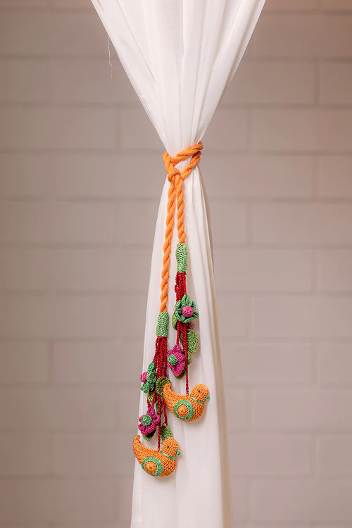 Samoolam Curtain Tie Backs (Set of 2) Kono Spring Birds
