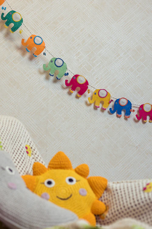 Samoolam Elephant Trail ~ Kids Bunting - Image 3