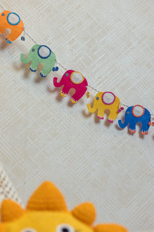 Samoolam Elephant Trail ~ Kids Bunting - Image 4