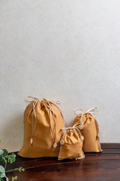 Samoolam Festive Gift Pouch (Set Of 3) - Neutral - Image 2