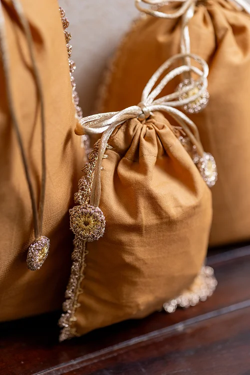 Samoolam Festive Gift Pouch (Set Of 3) - Neutral - Image 4