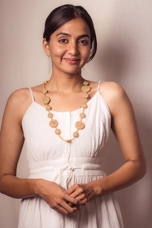 Samoolam Gulnaar Gold Tikkis - Bead Necklace - Image 5